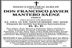 Francisco Javier Mantero Sáenz